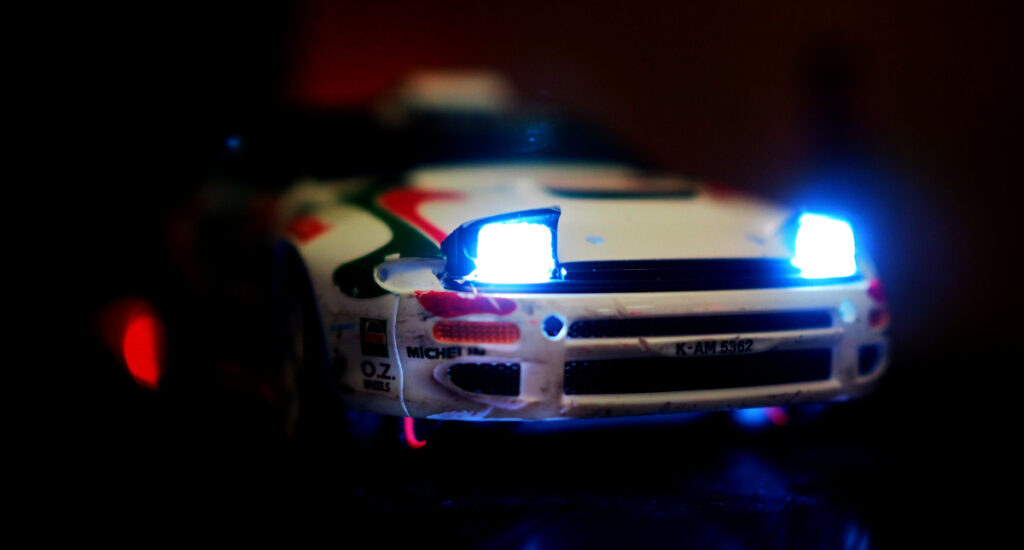 TOYOTA セリカ WRC1993 にLEDライトを装着 – ミニはじ。